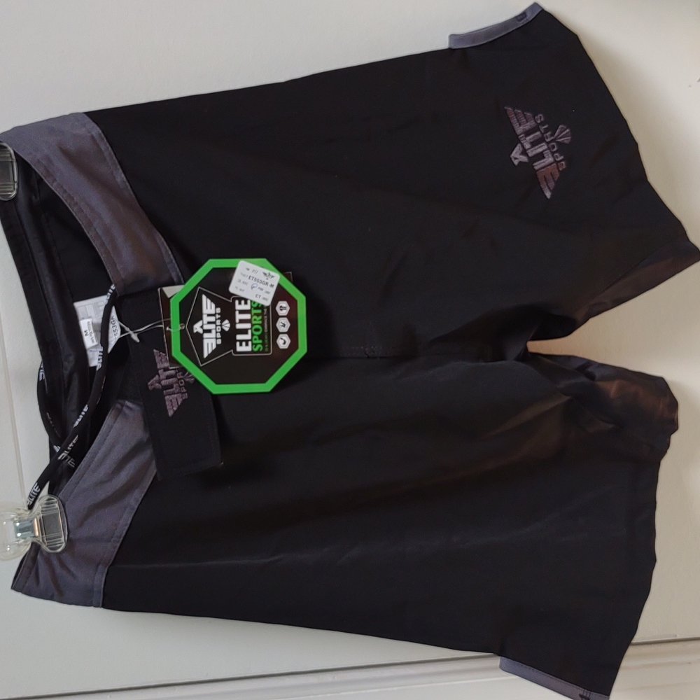 Elite Sports Men's Shorts Black, medium NWT